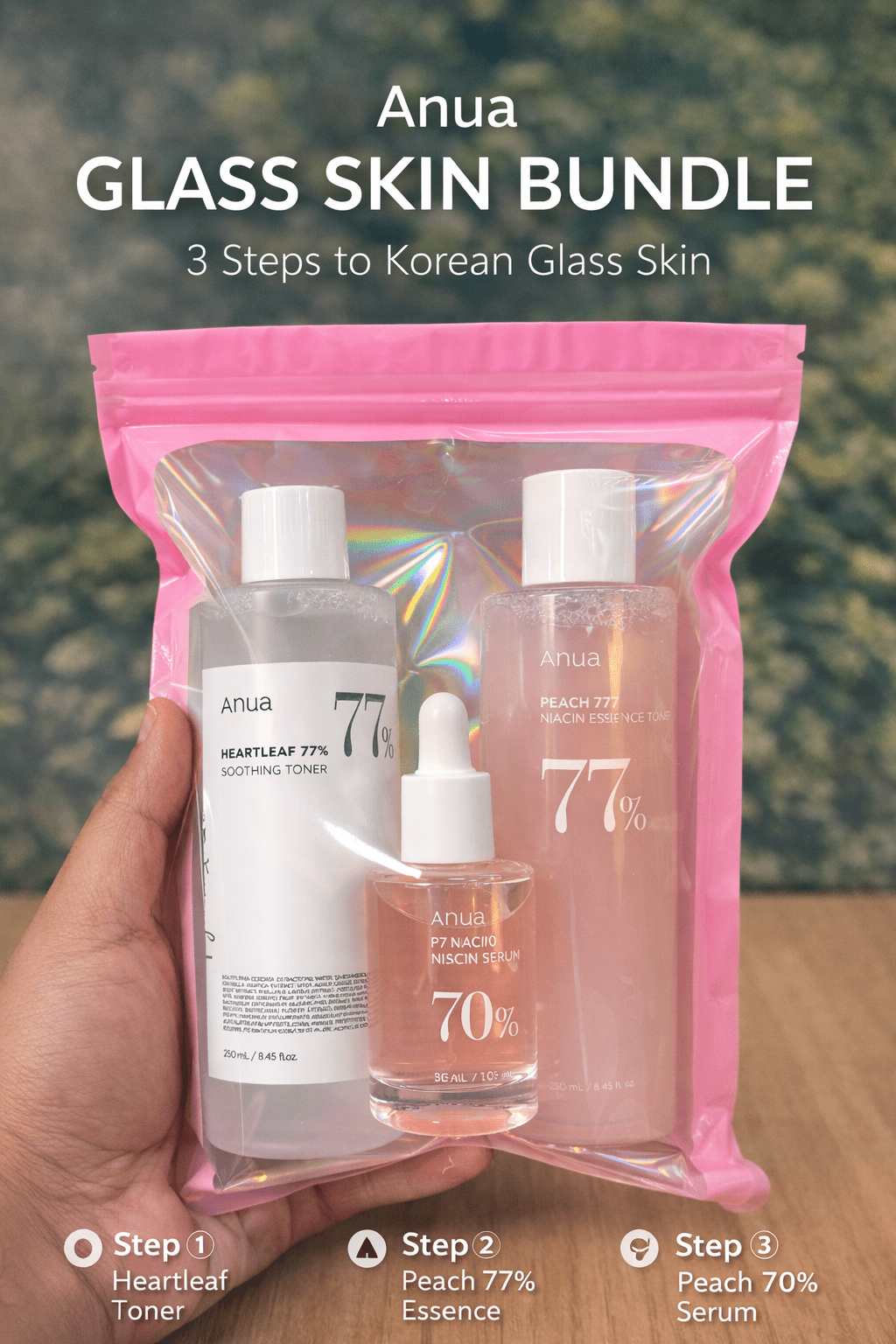 Anua Glass Skin Bundle - Beauty Glams