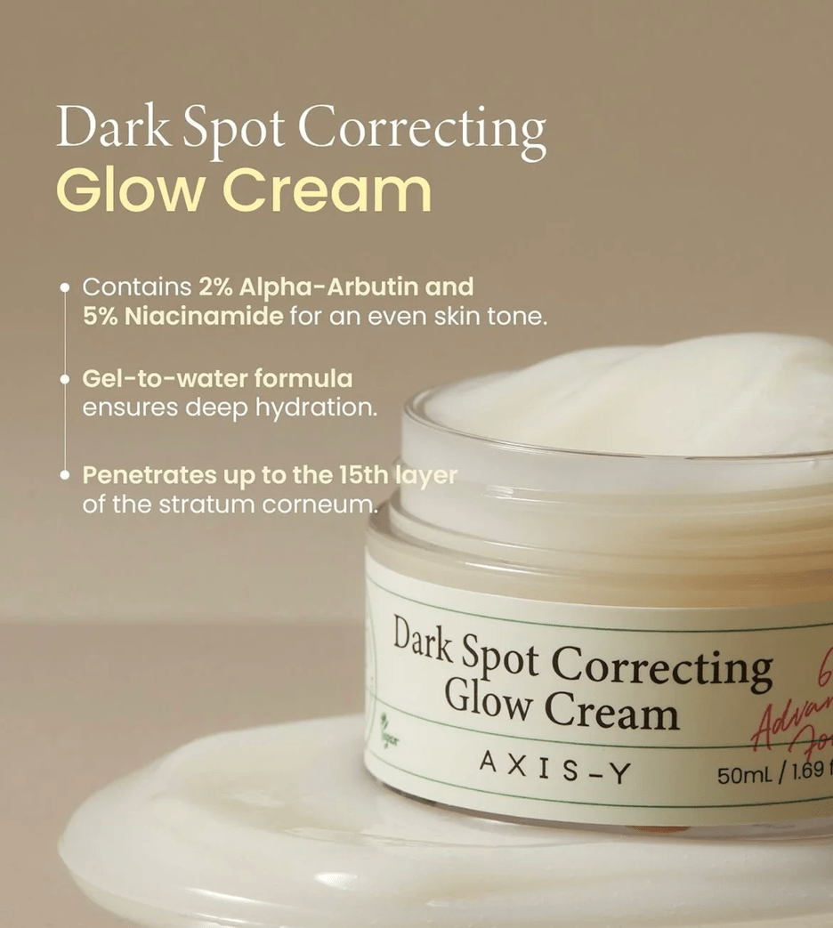 Axis Y Dark Spot Correcting Glow Cream 50ml - Beauty Glams