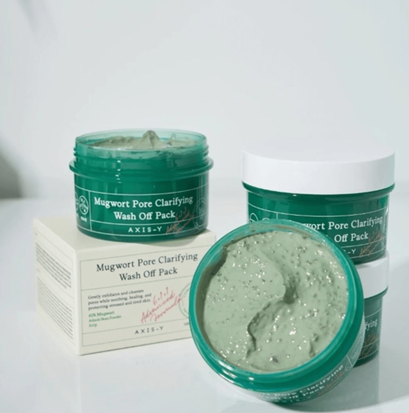 Axis Y Mugwort Pore Clarifying Wash Off Pack 100ml - Beauty Glams