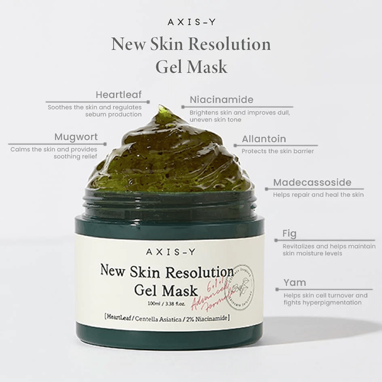 Axis Y New Skin Resolution Gel Mask 100ml - Beauty Glams