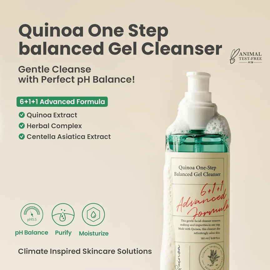 AXIS - Y Quinoa One Step Balanced Gel Cleanser 180ml - Beauty Glams