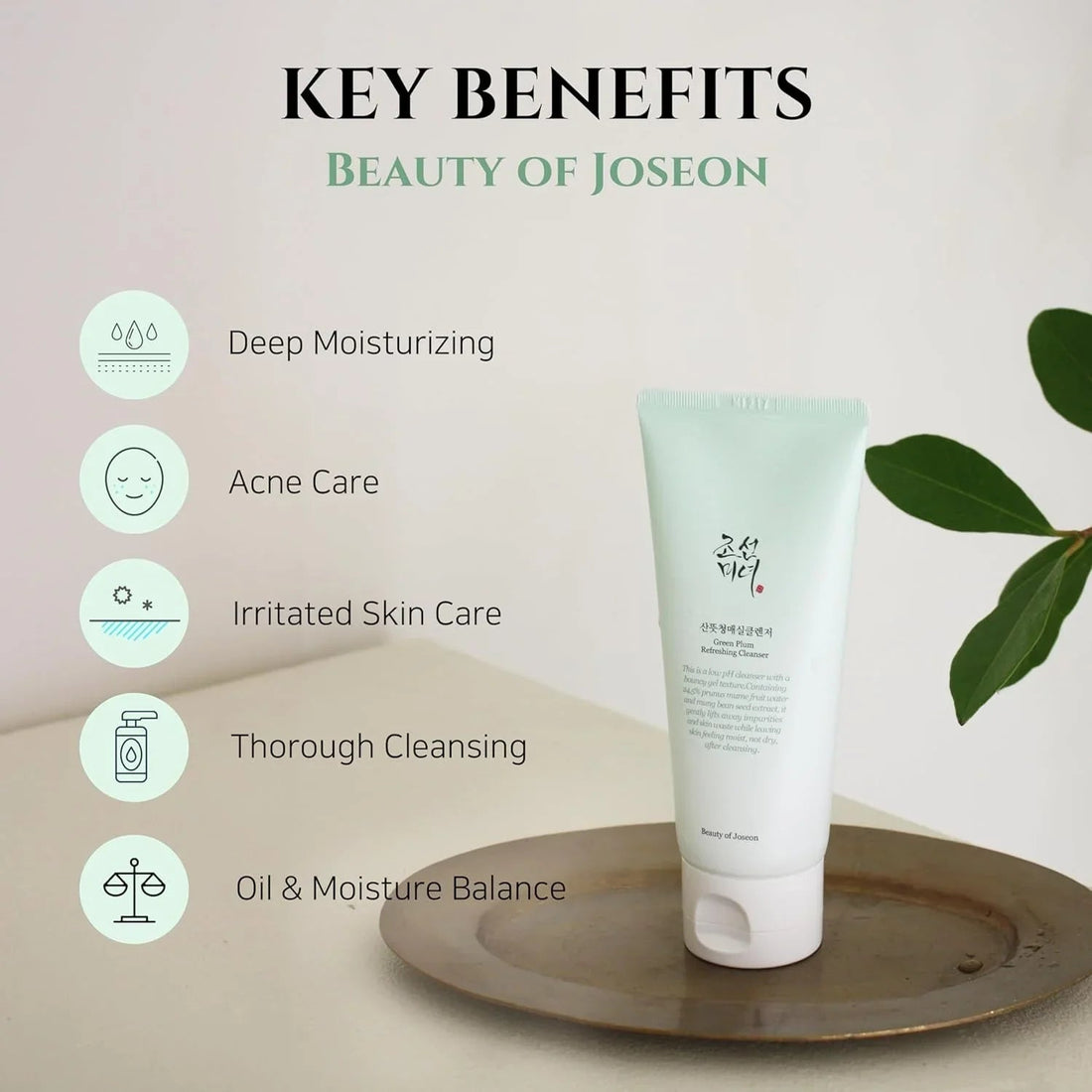 Beauty Of Joseon Green Plum Refreshing Cleanser 100 ML - Beauty Glams
