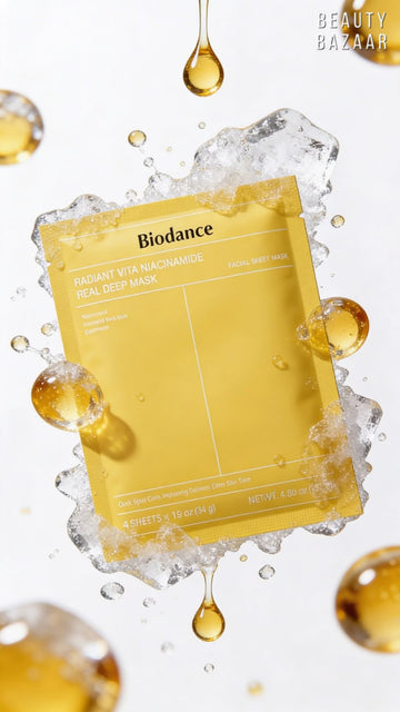 Biodance radiant vita niacinamide real deep mask ( 4x Sheet Mask ) - Beauty Glams