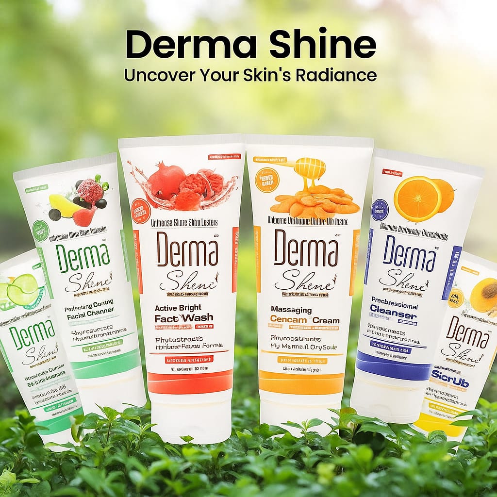 Derma Shine – Premium Skincare Combo for Clear, Glowing & Smooth Skin - Beauty Glams