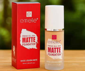 Emelie Fresh All Day Matte Foundation – Shine - Free Confidence That Lasts - Beauty Glams