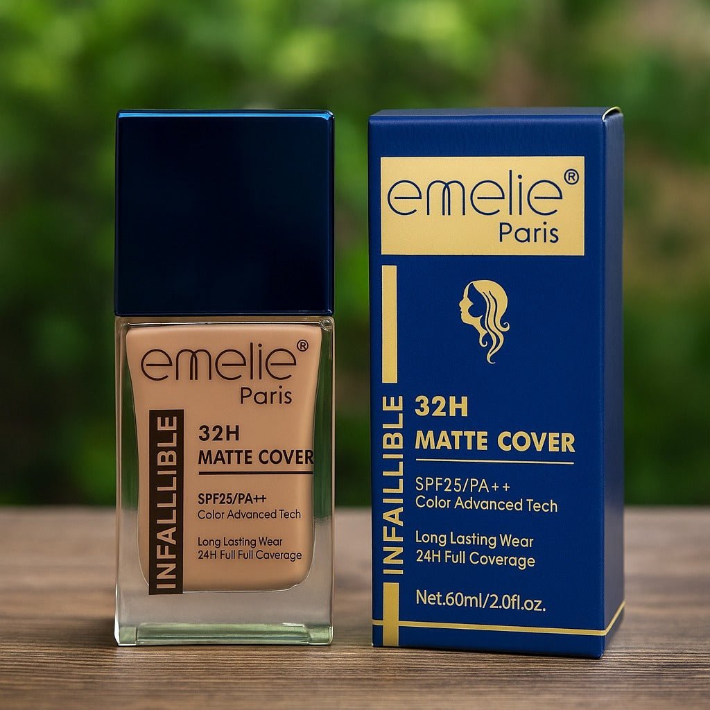 Emelie Paris Infallible 32H Matte Cover – Ultimate Long - Wear Perfection - Beauty Glams