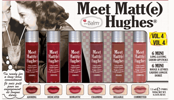 Meat Matte Hughes | Volume 4 - 6 Mini Long-Lasting Liquid Lipsticks