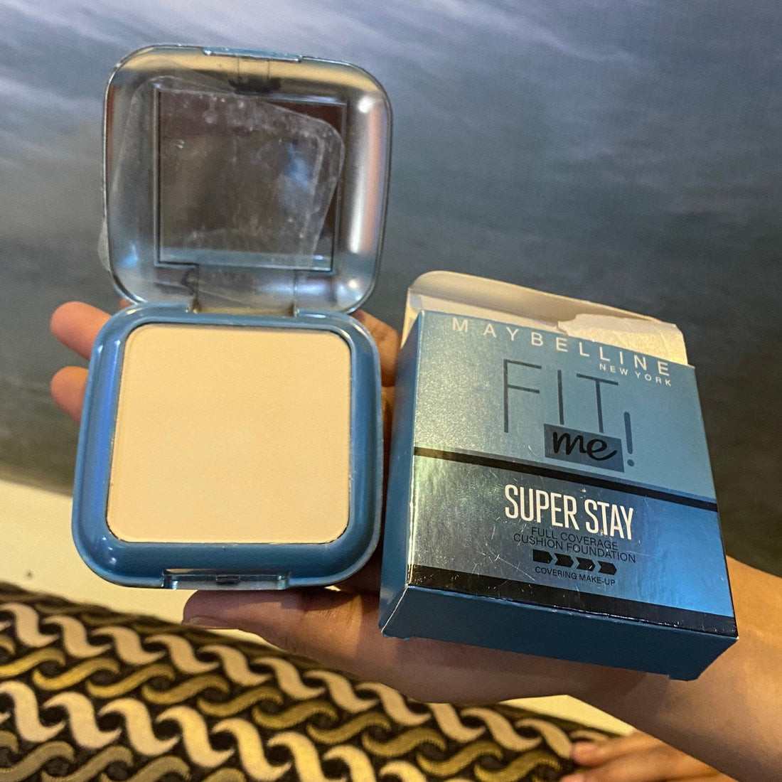 Fit Me™ Matte Compact Powder — Dual Shades | Mirror + Sponge | Long - Lasting Mattify - Beauty Glams