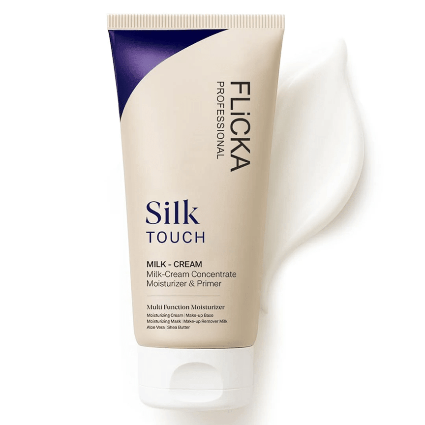 Flicka Silk Touch 3 in 1 Moisturizer and Primer for Face | Long - Lasting, Flawless and Dewy Makeup Base | Pore Minimizer | All Skin Types - Beauty Glams