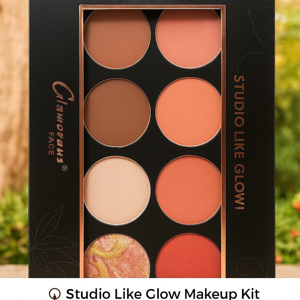 Glow Naturally with Glamorous Face Makeup Kit – Studio - Like Shine for All Skin Tones - Zayluxe Care