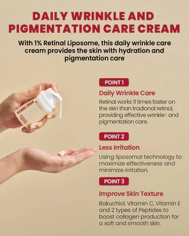K - SECRET SEOUL 1988 Cream : Retinal Liposome 1% + Fermented Rice 50ml - Beauty Glams