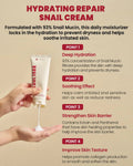 K - SECRET SEOUL 1988 Cream: Snail Mucin 93% + Rice 100 ml - Beauty Glams