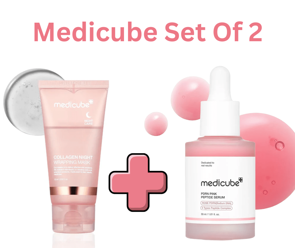 Medicube PDRN Serum & Collagen Night Wrapping Mask - Beauty Glams