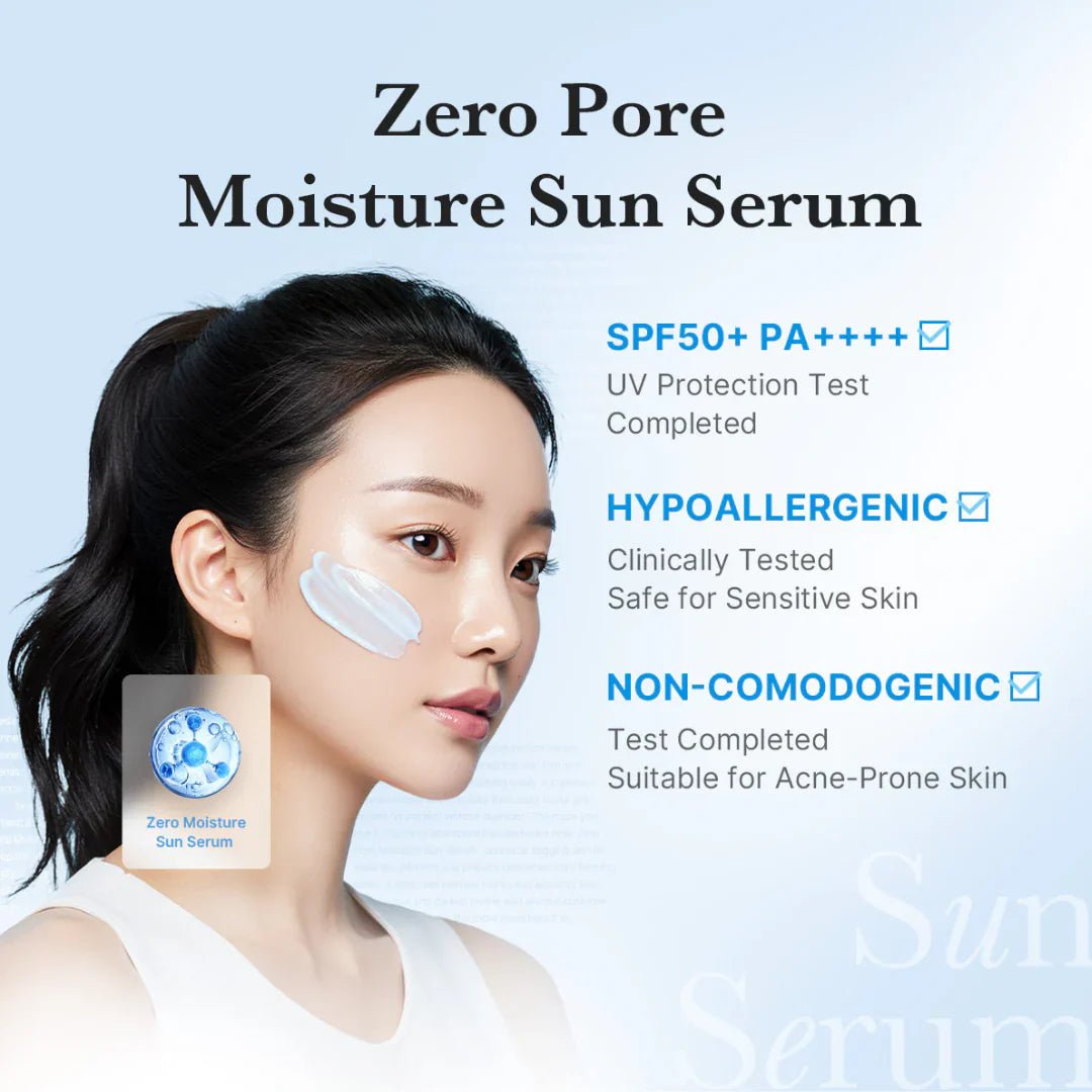 Medicube Zero Pore Moisture Sun Serum SPF 50+ PA++++ 50ml - Beauty Glams