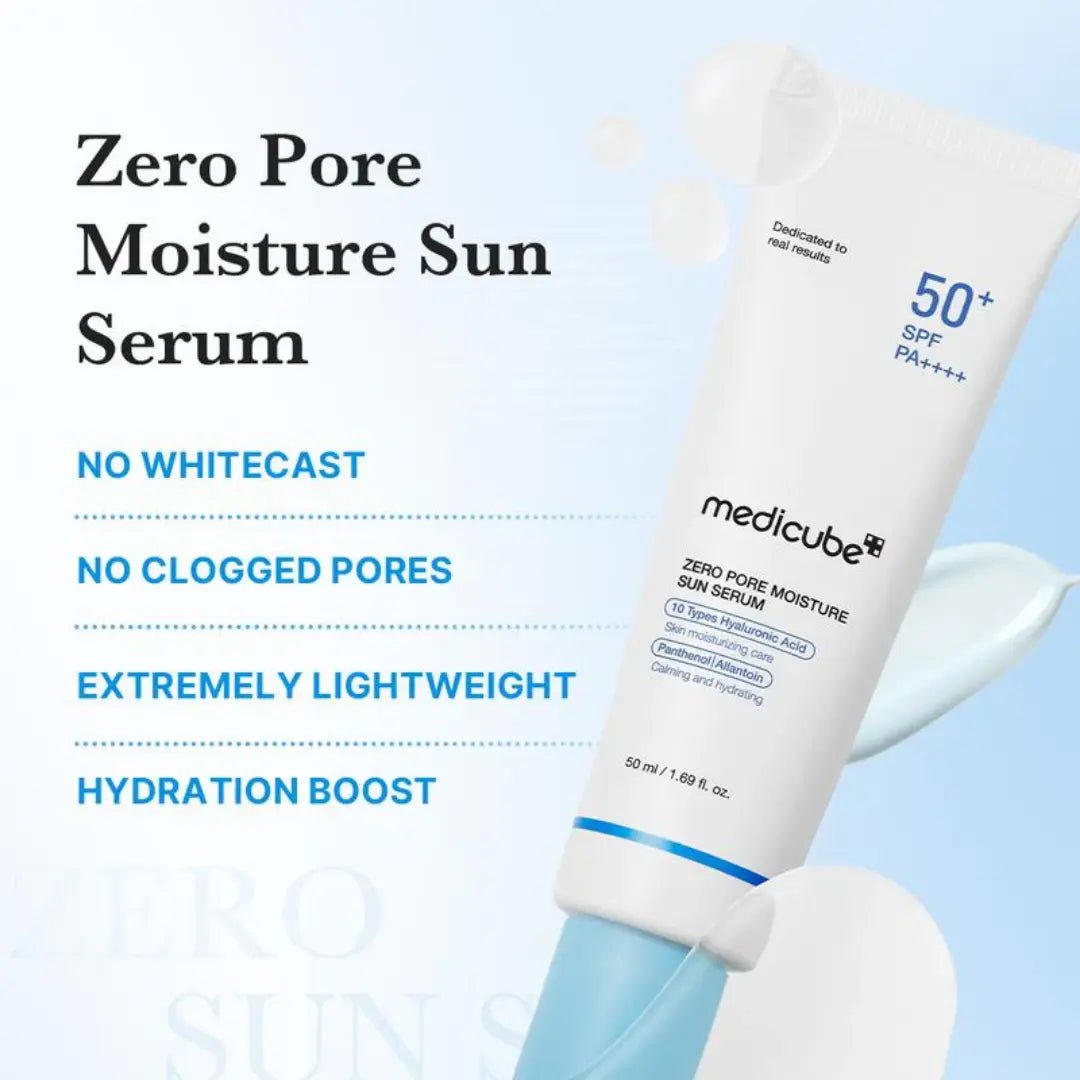 Medicube Zero Pore Moisture Sun Serum SPF 50+ PA++++ 50ml - Beauty Glams