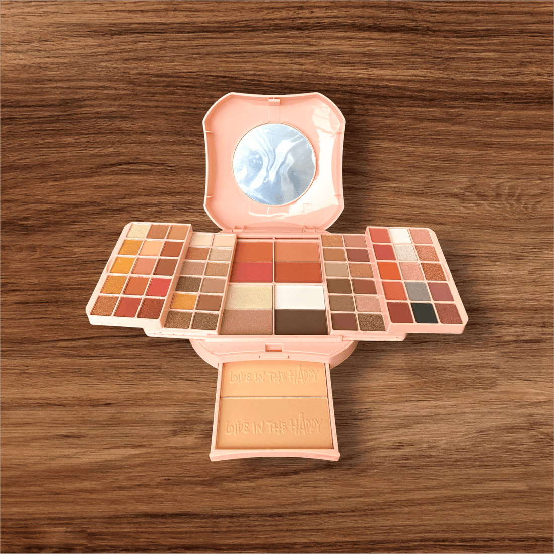 Miss Rose All - in - One Makeup Kit – 48 Shades with Mirror & Face Palette - Beauty Glams