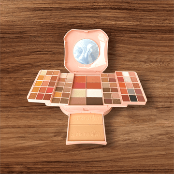 Miss Rose All - in - One Makeup Kit – 48 Shades with Mirror & Face Palette - Beauty Glams