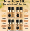 Miss Rose Oil - Free Foundation | Full Coverage | Long - Lasting Matte Look For All Skin Types - Beauty Glams