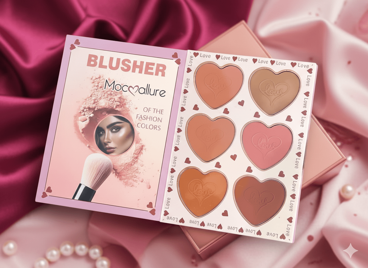 Original Mocallure All - in - One Makeup Kit – 5 - in - 1 Book Style Palette with Eyeshadow, Lip Colors, Blush & Highlighter - Beauty Glams
