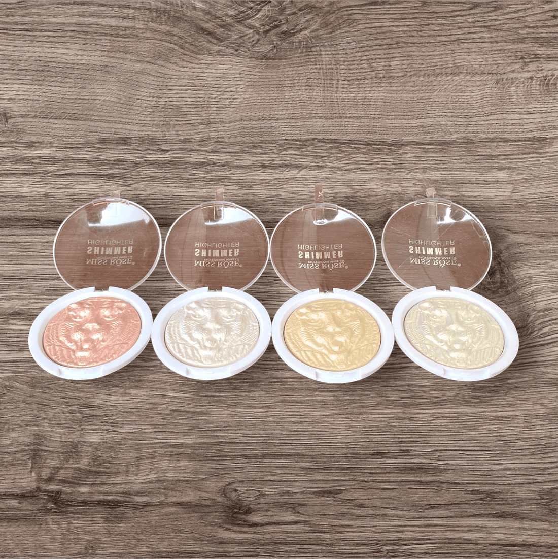 Premium 2 - in - 1 Shimmer Highlighter – Ultra Glow, Long - Lasting, 4 Stunning Shades - Beauty Glams