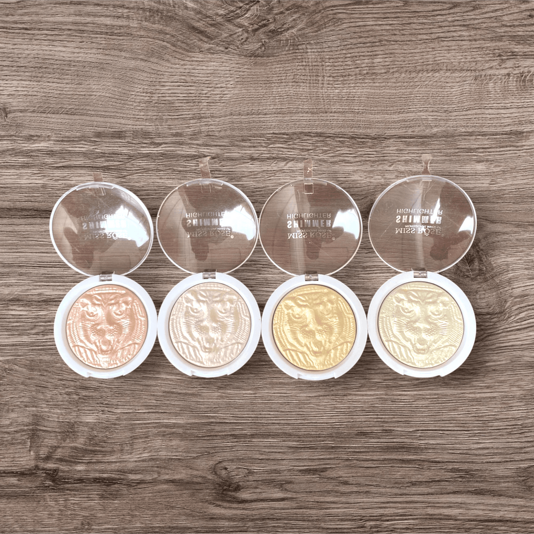 Premium 2 - in - 1 Shimmer Highlighter – Ultra Glow, Long - Lasting, 4 Stunning Shades - Beauty Glams