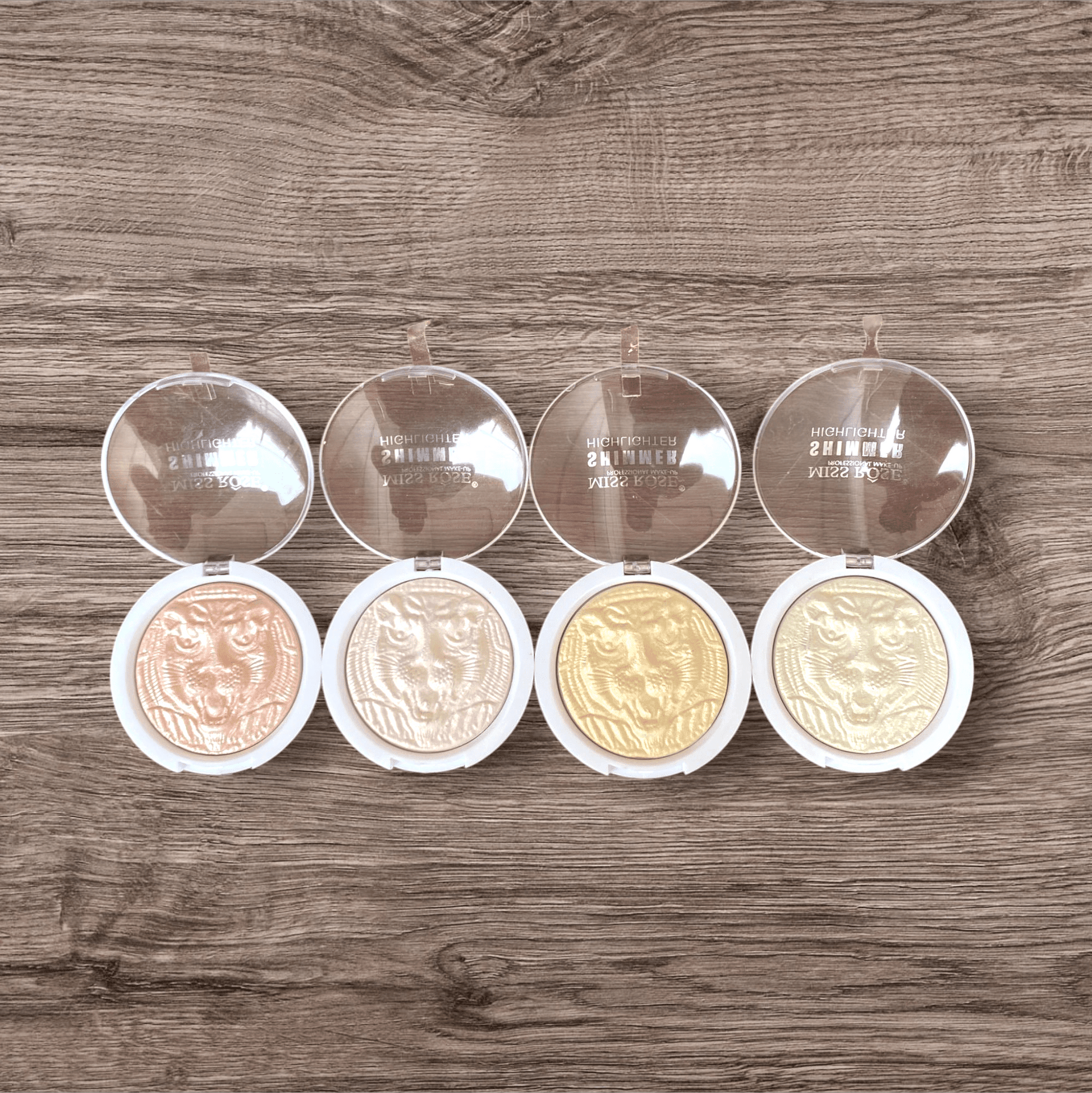 Premium 2 - in - 1 Shimmer Highlighter – Ultra Glow, Long - Lasting, 4 Stunning Shades - Beauty Glams