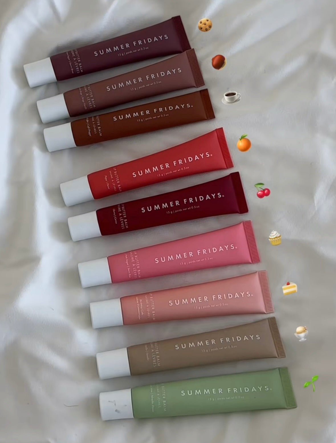 Summer Friday Lip Butter Balm ( Bundle of 8 ) - Beauty Glams