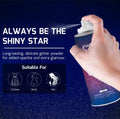 Zay Luxe Care Shiny Glitter Spray – Instant Glow for Hair, Body & Clothes (Long - Lasting Shine) - Beauty Glams